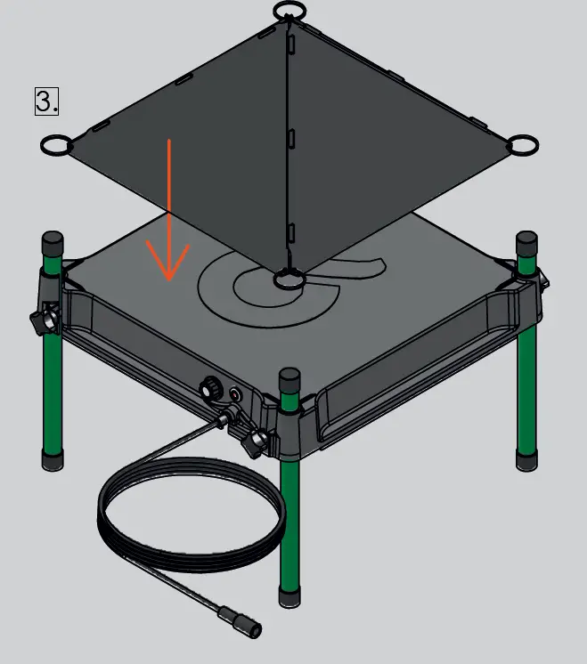 KERBL 70422 Protective Cover for Heating Plate CosyHeat fig 4