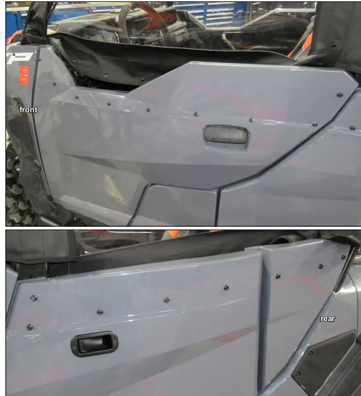 SuperATV Polaris General 1000 Primal Soft Cab Enclosure Upper Doors - Fig7