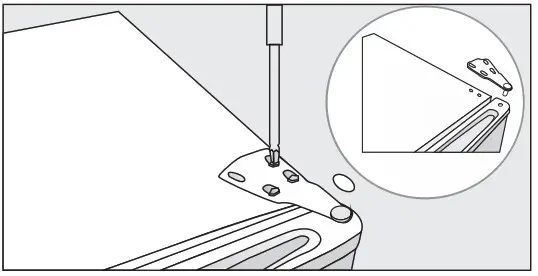 oceanic OCEARTT90C2 Table Top Refrigerator - REVERSING THE DOOR 2