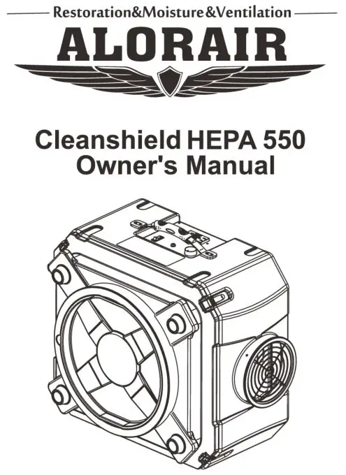 ALORAIR Clean HEPA 550 Owner's Manual