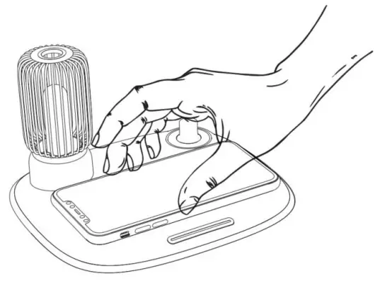 Livoo TEA290 Bedside Lamp with Induction Charger - LAMP FUNCTION