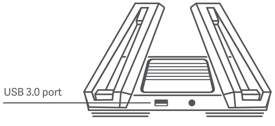 Xiaomi AX9000 Router - USB 3.0 port