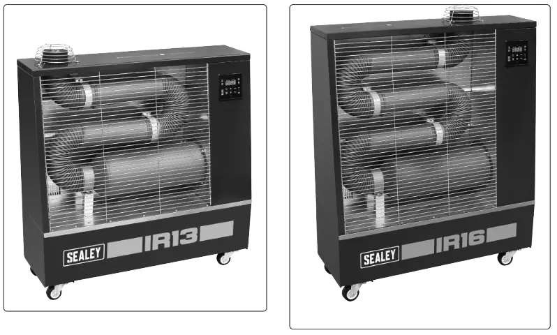 SEALEY IR13 Industrial Infrared Diesel Heater - 2