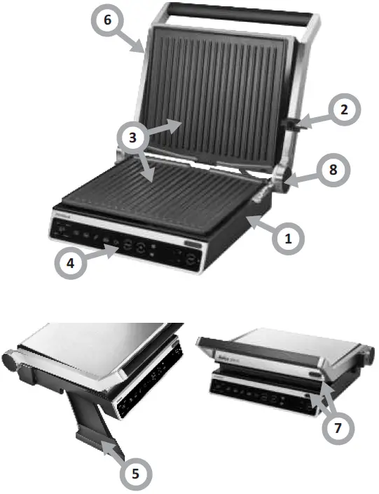 Amica GK 5011 ProfiGrill Electric Grill 01