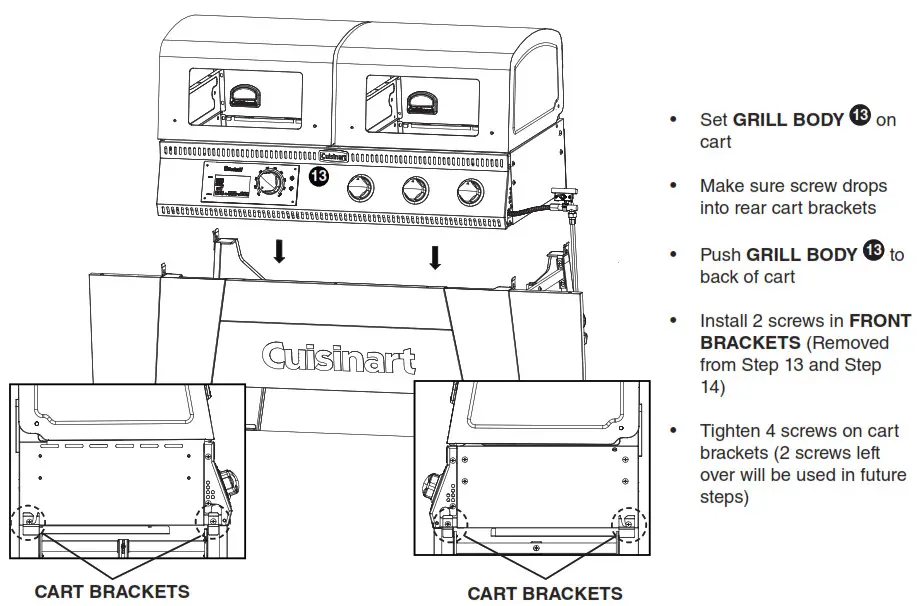 Cuisinart Twin Oaks Dual Function Grill GAS0356AS - Step 15