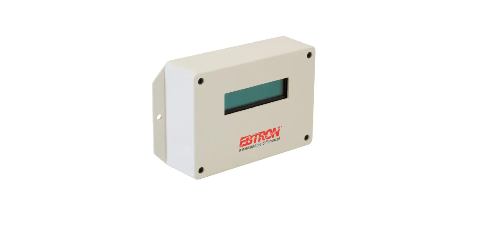 Ebtron Eb-flowii Ef-a2000-u Airflow Measurement With Temperature And Alarm Capability User Guide