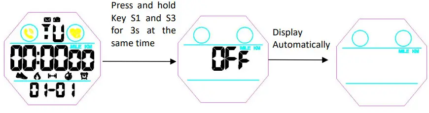 SKMEI 1746 Digital Watch - 2
