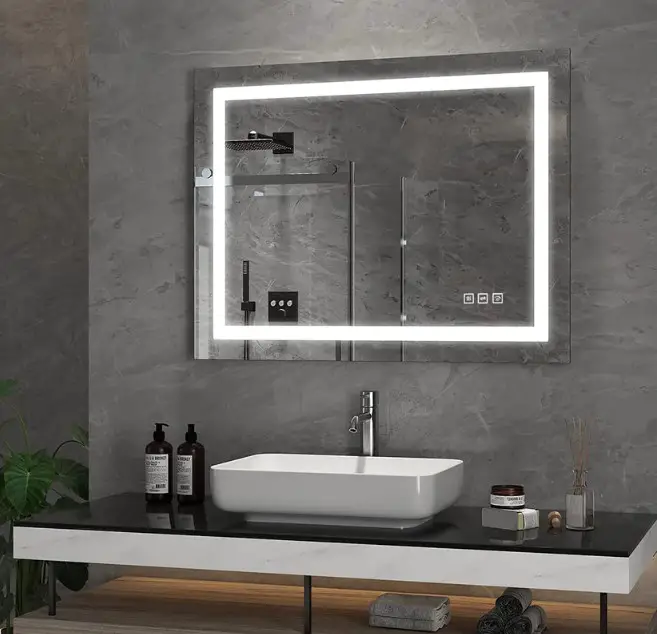 INSTER WSHDRMMR0031 Frameless LED Wall Bathroom Vanity Mirror
