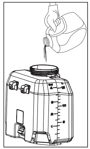 Milwaukee M18 BPFPCSA Switch Tank Chemical Sprayer and Water Supply - 4