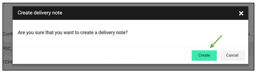 Advanced Shipping Notification