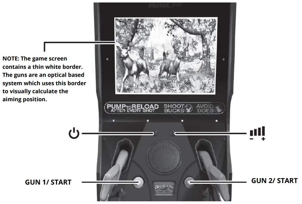 BIG BUCK WORLD Arcade 1Up Cabinet - Fig 1