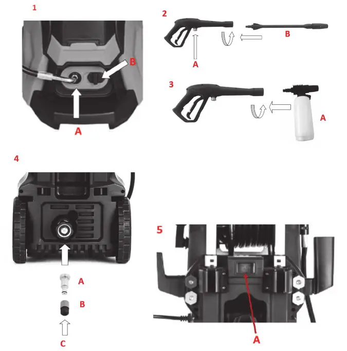 NEO 04 705 Pressure Washer - overview 2