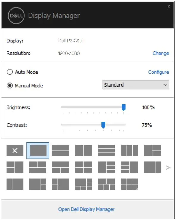 DELL P2222H Display Manager Monitor-FIG4