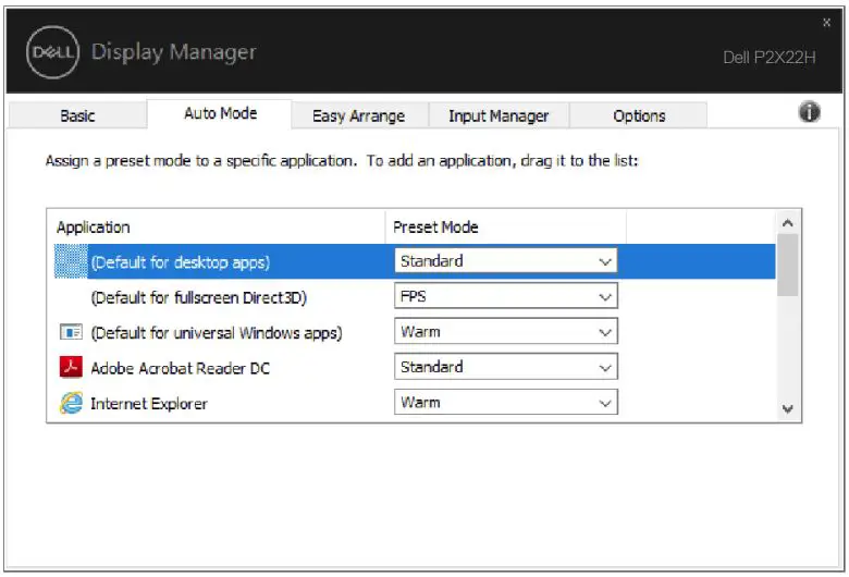 DELL P2222H Display Manager Monitor-FIG7