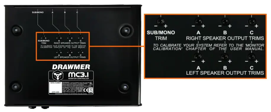 DRAWMER MC3.1 Active Monitor Controller - 13