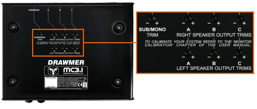 DRAWMER MC3.1 Active Monitor Controller - 18
