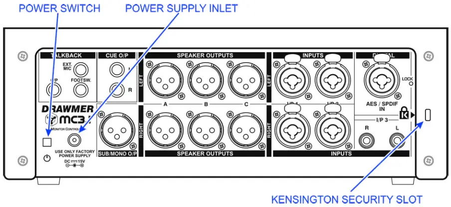 DRAWMER MC3.1 Active Monitor Controller - 4