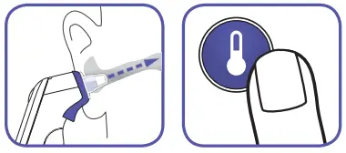 BRAUN IRT 6030 ThermoScan Infrared Ear Thermometer-probe snuggly