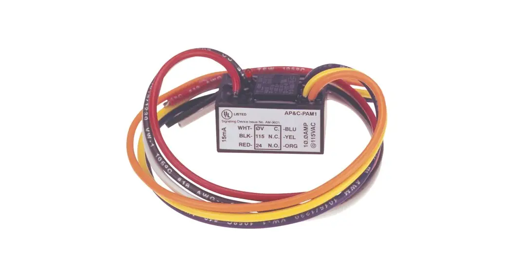 Mircom Pam Series Multi Voltage Control Relays Owner's Manual Mircom Pam Series Multi Voltage Control Relays Owner's Manual