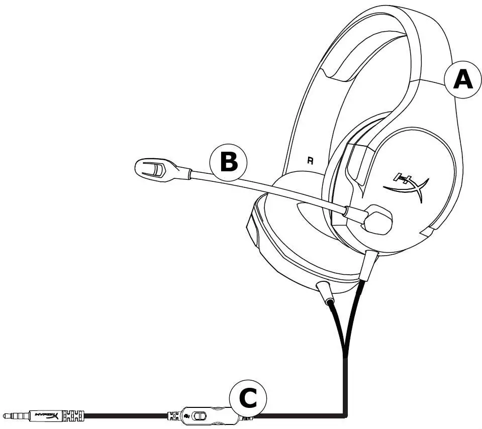 HYPERX HX HSCSCX BK Cloud Stinger Core Headset - Overview