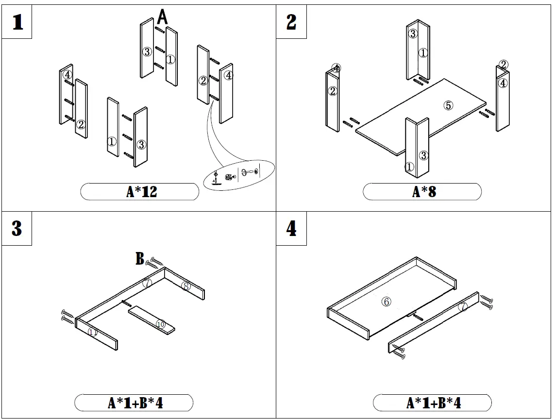 JAXPETY HG61K0425 Top Pop-Up Coffee Table W-Shelf Storage 3