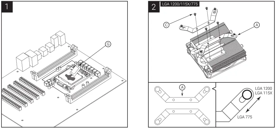AeroCool Verkho 2 Slim CPU Air Cooler - Fig2