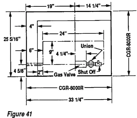 SUPERIOR 8000 Series Decorative Gas Fireplace - ceiling 9