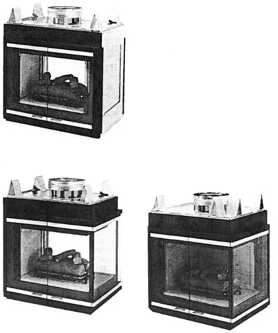 SUPERIOR 8000 Series Decorative Gas Fireplace - cover