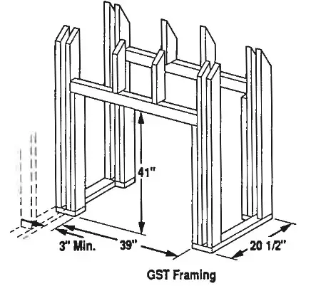 SUPERIOR 8000 Series Decorative Gas Fireplace - installation 1