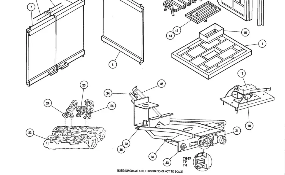 SUPERIOR 8000 Series Decorative Gas Fireplace - overview 2