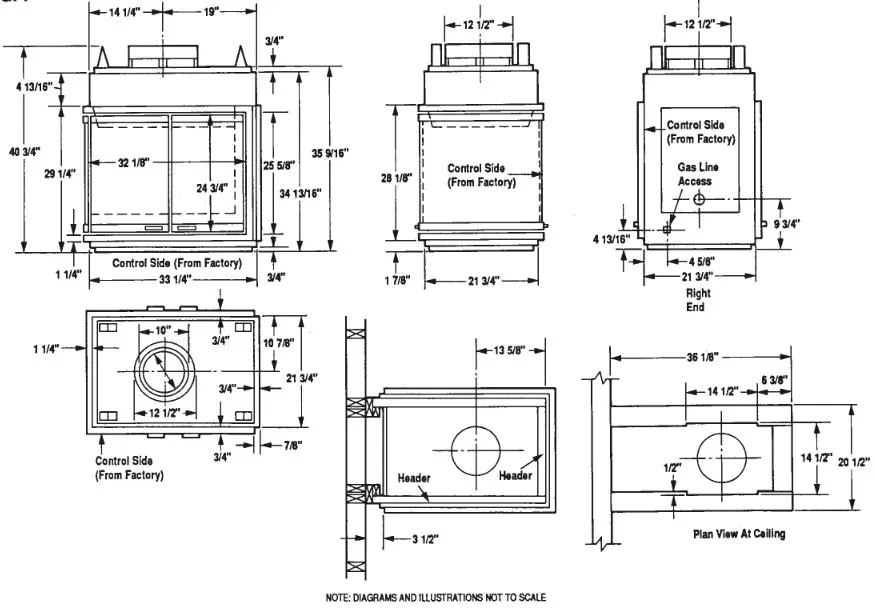 SUPERIOR 8000 Series Decorative Gas Fireplace - overview 4
