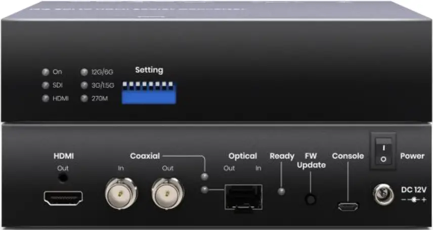 SC T SDI01-12G 12G-SDI to 4K HDMI Converter PRODUCT