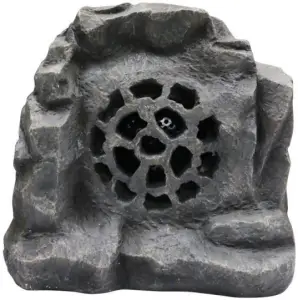 Alpine QLP542SLR-GR Solar Bluetooth-Enabled Rock Speaker