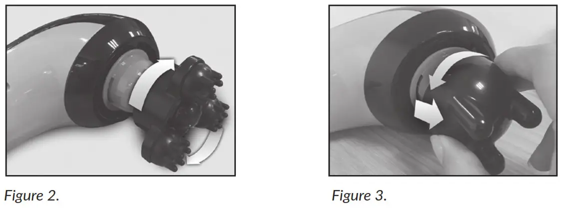 MEDIC Cordless Deep Tissue Percussion Massager SL-482 - INSTRUCTIONS FOR USE