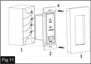 LaSalle Bristol Light Ceiling Fan 36 FIG 11