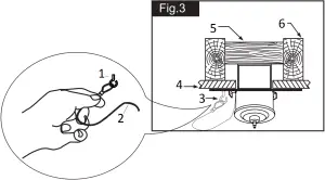 LaSalle Bristol Light Ceiling Fan 36 FIG 3