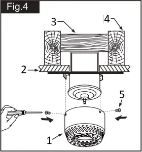 LaSalle Bristol Light Ceiling Fan 36 FIG 4
