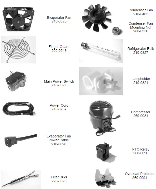 Alfresco ARXE-42 Service and Parts