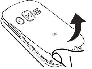 Remove the battery cover