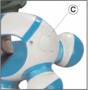 Homedics PM-50 Mini Massager Battery Operated Massager C