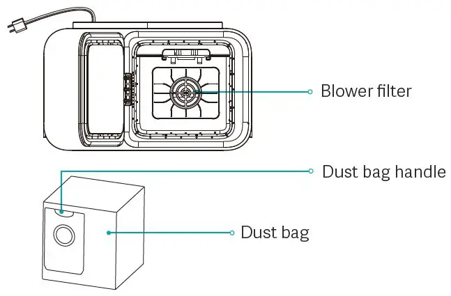 Automatic dirt disposal 1