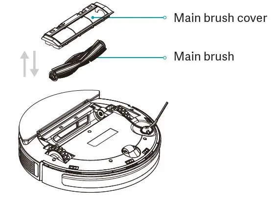 Cleaning main brush
