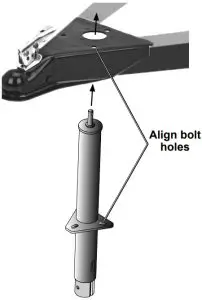 Insert Jack into A-frame opening