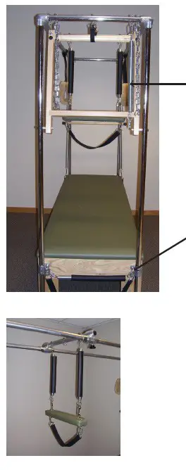 PEAK PILATES Cadillac Trapeze Table - Push-through Spring