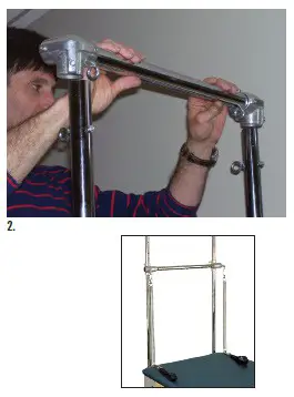 PEAK PILATES Cadillac Trapeze Table - Upright Poles