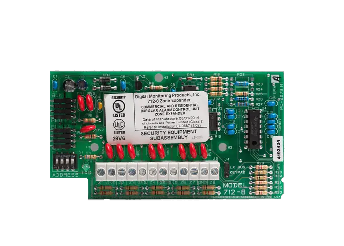 Dmp 712-8int Zone Expansion Module Installation Guide