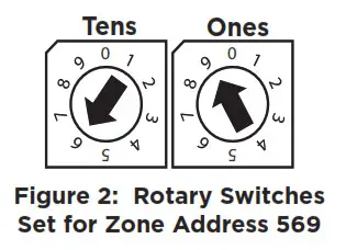 DMP 2W-BLX Addressable Smoke Detector- Fig 2