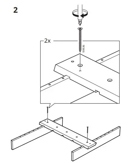 IKEA 303.818.52 LUSTIGT Wall Shelf Instruction fig4