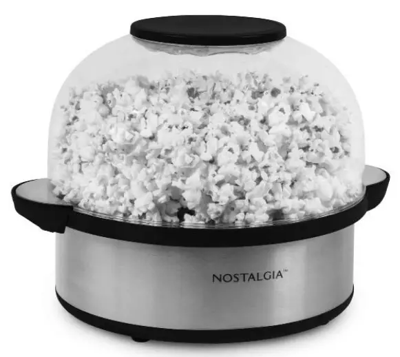 NOSTALGIA NSP6YW6A 6 Quart Stirring Speed Popcorn Popper