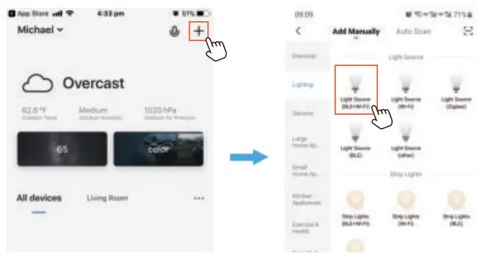 novostella NTB09-RGBCW-US-3 Smart LED Bulb FIG 4
